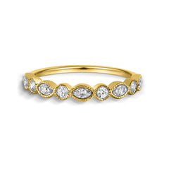 Elara Marquise Dot Ring
