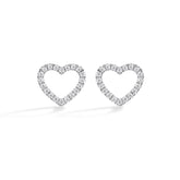 Amoura Open Heart Studs
