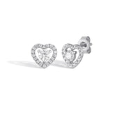 Lumière Heart Halo Studs
