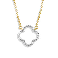Fleur Radiance Outline Necklace