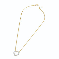 Fleur Radiance Outline Necklace