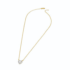 Amoura Halo Heart Necklace