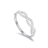 Eterna Loop Pavé Ring