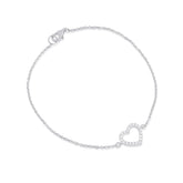 Amoura Sparkle Heart Bracelet