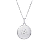 Alpha Glow Initial Pendant – A