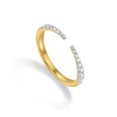 Glint Open Curve Ring