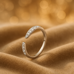 Glint Open Curve Ring