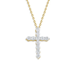 Celeste Cross Pendant Necklace