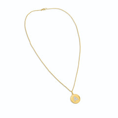 Alpha Glow Initial Pendant – A