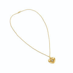 Stellar Heart Charm Necklace