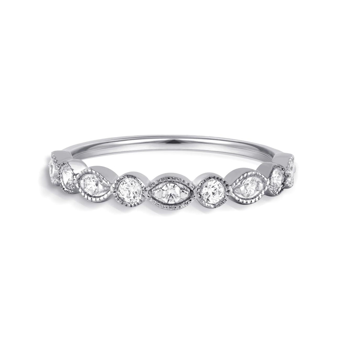 Elara Marquise Dot Ring