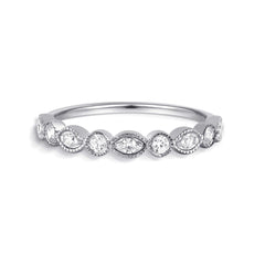 Elara Marquise Dot Ring