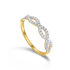 Eterna Loop Pavé Ring