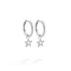 Stella Drop Star Hoops