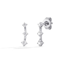 Orion Curve Stud Earrings