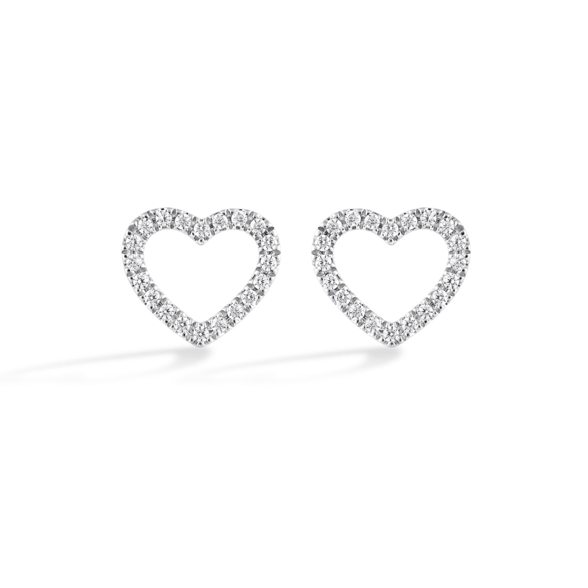 Amoura Open Heart Studs