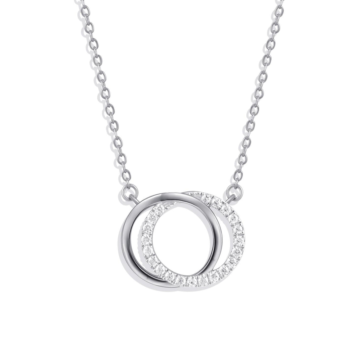 Everlink Duo Circle Necklace