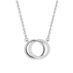 Everlink Duo Circle Necklace