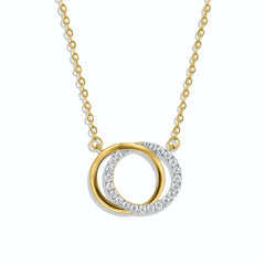 Everlink Duo Circle Necklace