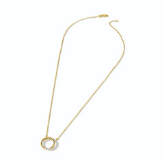 Everlink Duo Circle Necklace