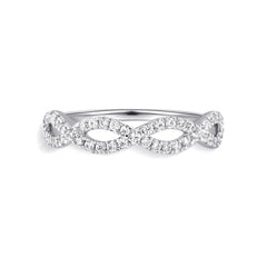 Eterna Loop Pavé Ring