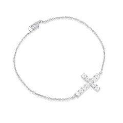 Cross Shaped Radiant Cross Bracelet