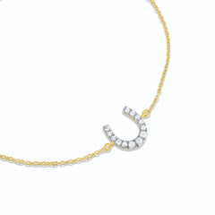 Lucky Gleam Horseshoe Bracelet