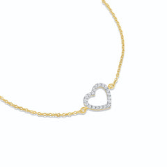 Amoura Sparkle Heart Bracelet