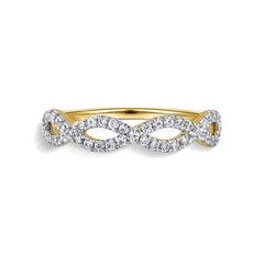 Eterna Loop Pavé Ring