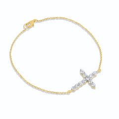 Grace Radiant Cross Bracelet