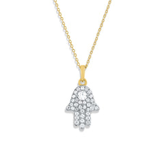 Hamsa Radiance Pendant